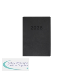 Collins Edge Diary Day Per Page A5 Charcoal 2026 ED151.U96-26