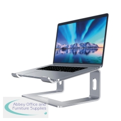 Contour Ergonomics Riser Style Laptop Stand For Laptops Up To 17 Inches Silver CE10137