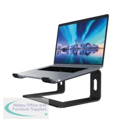 Contour Ergonomics Riser Style Laptop Stand For Laptops Up To 17 Inches Black CE10138