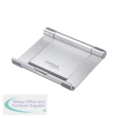 Contour Ergonomics Rotating 360 Degree Rotating Tablet/Phone Stand 4- 13 Inches Silver CE10141