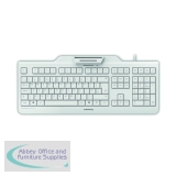 Cherry KC 1000 SC Corded Security Keyboard with Integrated Smartcard Terminal Light Grey JKA0100GB0