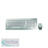 CHERRY DW 8000 Ultra Flat Wireless Keyboard/Mouse Set Silver JD-0310GB