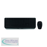 Cherry Gentix Desktop Wireless Keyboard & Mouse Set Black JD-7000GB-2