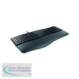 Cherry KC 4500 Ergo USB Wired Ergonomic Keyboard UK Black JK-4500GB-2
