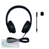 Cherry HC 2.2 USB Wired Gaming Headset 7.1 Surround Sound Detachable Microphone Black JA-2200-2