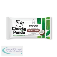 Cheeky Panda Bamboo Facial Cleansing Wipes 25 Wipes Coconut (Pack of 6) FACEWCCNMUL6-GBR