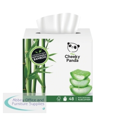 Cheeky Panda Sustainable Bamboo Balsam Tissue Cube 4-Ply 48 Sheets Per Cube (Pack of 12) BALSCUBT4PX12