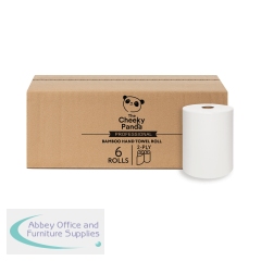 Cheeky Panda Sustainable Bamboo Hand Towel Roll 2-Ply 200m (Pack of 6) HANDTWRL6