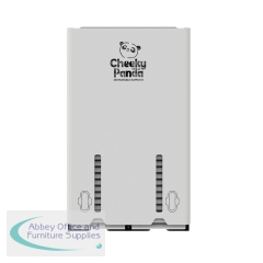 Cheeky Panda Flow Double Column Period Pad Dispenser White DSP-PAD-DBL