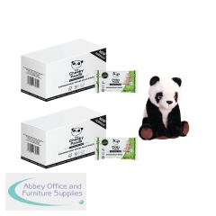 Cheeky Panda Biodegradable Baby Wipes 60 Wipes Pack of 12 Buy 2 Get FOC Panda