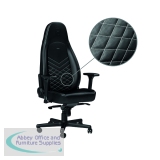 noblechairs ICON Gaming Chair PU Leather Black/Platinum White GC-00K-NC