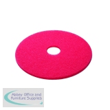 3M Buffing Floor Pad 380mm Red (5 Pack) 2NDRD15