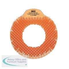 P-Wave Slant6 Deodorant Urinal Screen with Hole Mango (Pack of 10) 105462 Mango