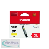 Canon CLI-581XL Inkjet Cartridge High Yield Yellow 2051C001