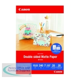 Canon Double-Sided Matte Photo Paper 7x10 Inch 20 Sheets 4076C006