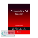 Canon Premium Fine Art Paper FA-SM2 Smooth A4 (Pack of 25) 1711C011