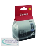 Canon PG-50BK Inkjet Cartridge High Yield Black 0616B001