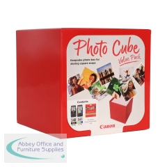 Canon Photo Cube PG-540/CL-541 K/CMY Ink/PP-201 5x5 in Photo Paper Plus Glossy II 5225B012