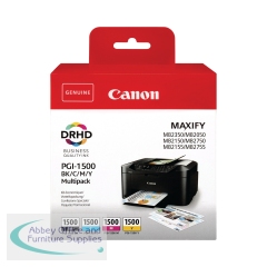Canon PGI-1500 Ink Cartridges CMYK Multipack 9218B006