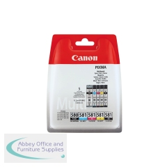 Canon PGI-580/CLI-581 Ink Cartridges PGBK/CMYK Multipack 2078C007