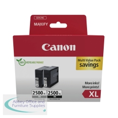 Canon PGI-2500XL Ink Cartridge High Yield Black Twinpack 9254B011