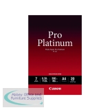 Canon Pro Platinum A4 Photo Paper PT-101 (20 Pack) 2768B016