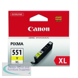 Canon CLI-551XLY Inkjet Cartridge High Yield Yellow 6446B001