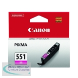 Canon CLI-551M Inkjet Cartridge Magenta 6510B001