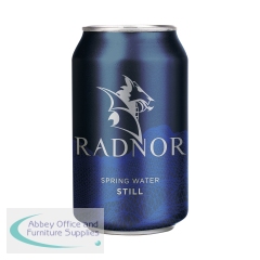 Radnor Spring Water Still 330ml Can (Pack of 24) 0201059