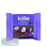 Kallo Belgian Milk Chocolate Rice Cake Thins Two Pack (Pack of 30) 0401230