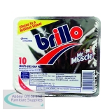 Brillo Mr Muscle Multi-Use Soap Pads (Pack of 10) 0705033