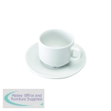 White Cup and Saucer (6 Pack) 305091
