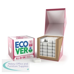 Ecover All In One Dishwasher Tablets Lemon + Mandarin (Pack of 72) 1002155