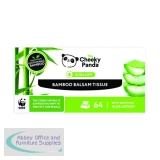 Cheeky Panda Bamboo Balsam Tissues 64 wipes (Pack of 12) BALSTX12