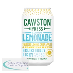 Cawston Press Cloudy Lemonade Soft Drink 330ml Can​ (Pack of 24) CANS114