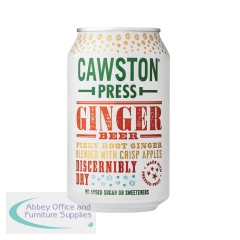 Cawston Press Ginger Beer Soft Drink 330ml Can (Pack of 24) CANS104