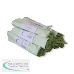 Compostable Food Waste Liners 10L 26x40 Rolls (Pack of 1040) CW010C0