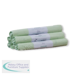 Compostable Food Waste Liners 25L 26x20 Rolls (Pack of 520) CW025C0