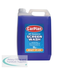 CarPlan All Seasons Ready Mixed Screenwash 5 Litres ASW055