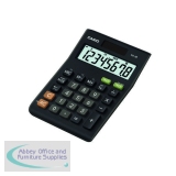 Casio Black 8-Digit Tax and Currency Calculator MS-8B