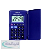 Casio HL-820 8 Digit Pocket Calculator with Protective Cover Black HL-820VERA