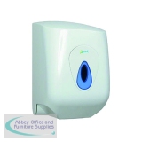 2Work Lockable Centrefeed Hand Towel Dispenser White CT34038