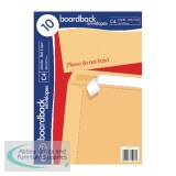 County Stationery C4 10 Manilla Board Back Envelopes (10 Pack) C525