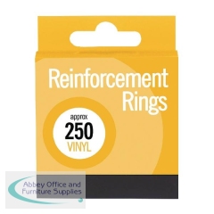 County Stationery Vinyl Reinforcements x250 (Pack of 12) C336
