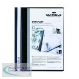 Durable DURAPLUS Presentation File A4 Wide Black (Pack of 25) 257901