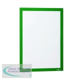 Durable Duraframe Self Adhesive Frame A4 Green (2 Pack) 487205