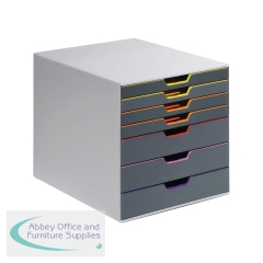Durable Varicolor 7 Drawer Desktop Organiser Colour Coded A4+ 760727