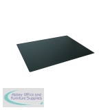 Durable Desk Mat with Contoured Edges 650x500mm Polypropylene Black 713301