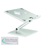 DB73214 - Durable Universal Adjustable Laptop Stand Rise Silver 505023