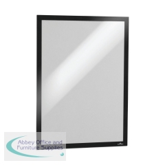 Durable Duraframe Poster Magnetic Signage Frame A2 Black 505301